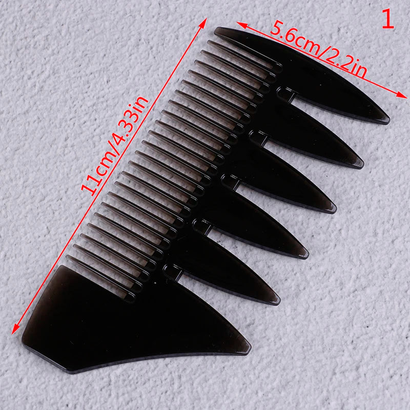 Black Wide Tooth Professional Hair Cutting Dyeing Comb Hairbrush Hair Brush Comb Home Use Salon Hairdressing Combs