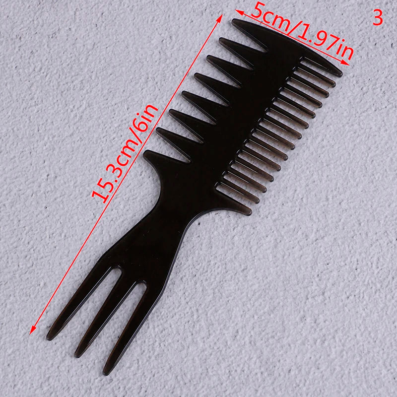 Black Wide Tooth Professional Hair Cutting Dyeing Comb Hairbrush Hair Brush Comb Home Use Salon Hairdressing Combs