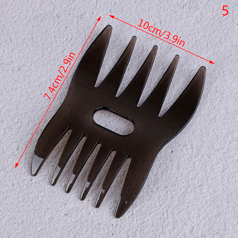 Black Wide Tooth Professional Hair Cutting Dyeing Comb Hairbrush Hair Brush Comb Home Use Salon Hairdressing Combs