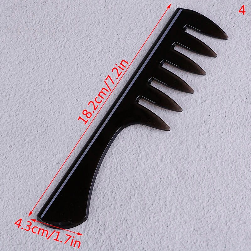 Black Wide Tooth Professional Hair Cutting Dyeing Comb Hairbrush Hair Brush Comb Home Use Salon Hairdressing Combs